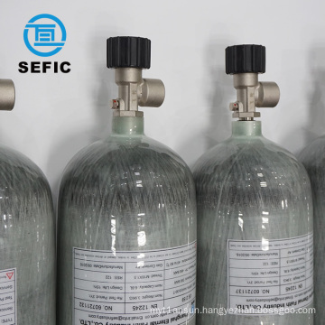 2018 SEFIC New Arrival Scuba Tank High Pressure 300Bar 3L 6.8L 9L Carbon Fiber Gas Cylinder